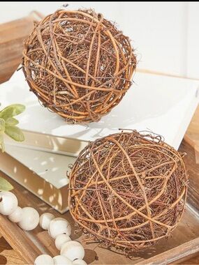 VTG XL Grapevine Decorative Ball/ Sphere
